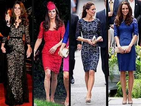red lace dress kate middleton
