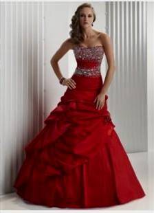 red princess dresses for prom