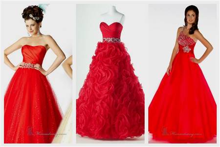 red prom dresses for teenagers