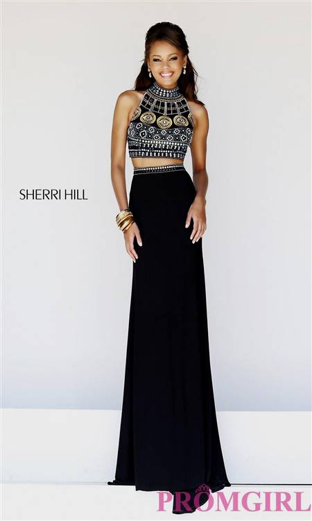 red sherri hill prom dresses 2 piece
