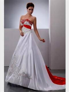 red white and gold wedding dresses