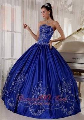royal blue ball gown dresses