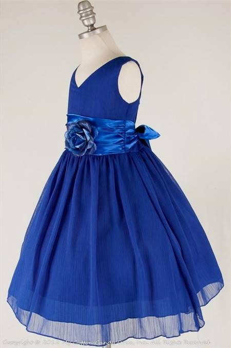 royal blue dresses for girls