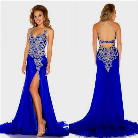 royal blue dresses for prom