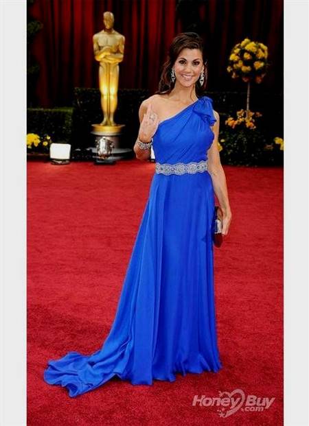 royal blue gowns red carpet