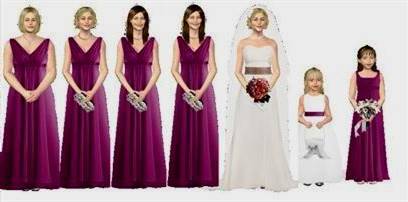 sangria bridesmaid dresses