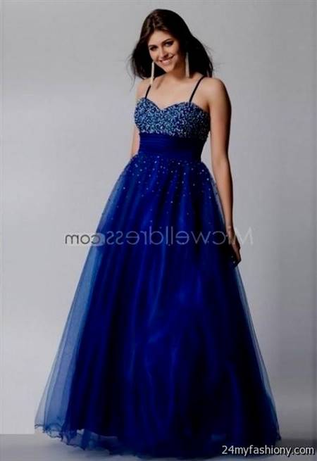 sapphire blue ball gowns