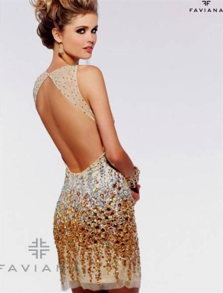 sexy back cocktail dress