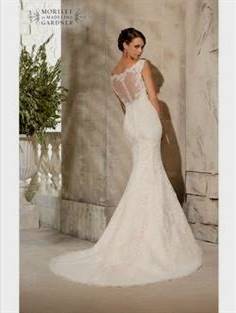 sexy fishtail wedding dress