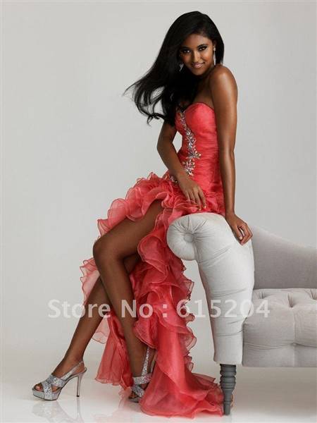 sexy high low prom dresses