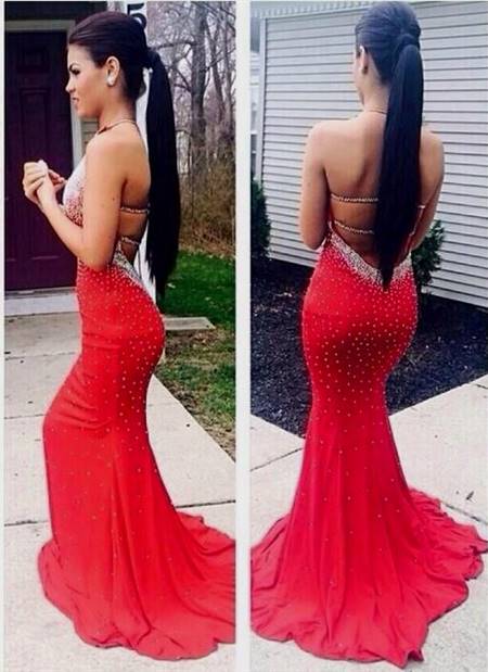 sexy prom dresses open back