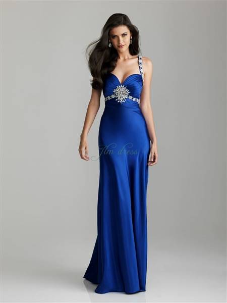 sexy royal blue prom dresses