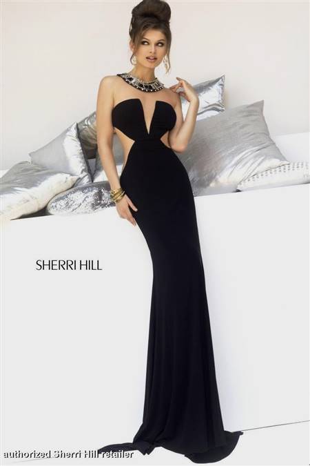 sherri hill black prom dresses
