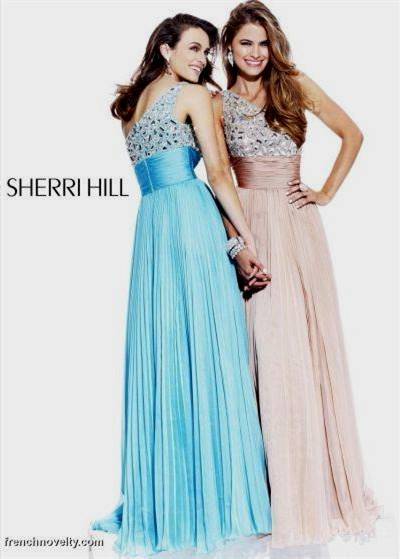 sherri hill prom dresses one shoulder