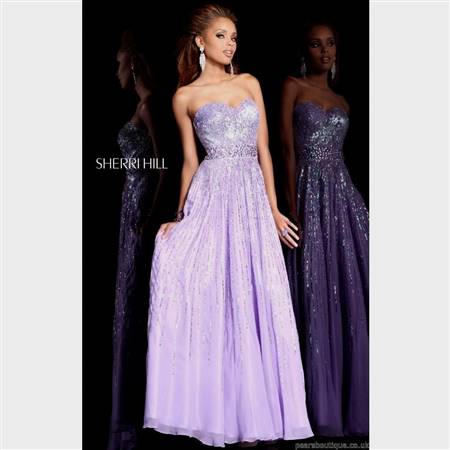 sherri hill prom dresses purple