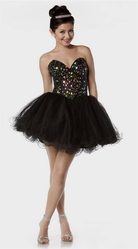 short black lace prom dress