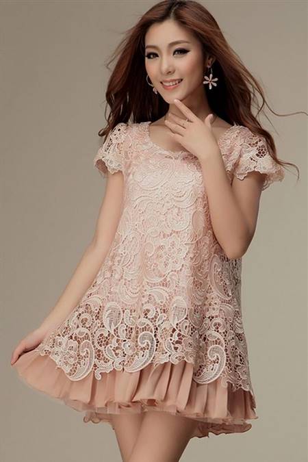 short dresses with sleeves and lace