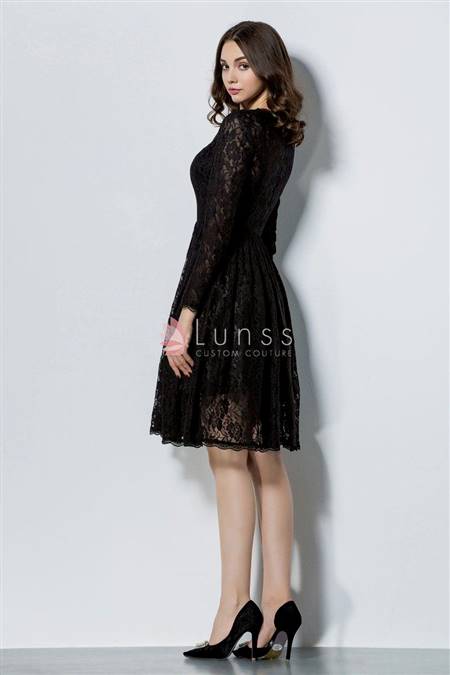 short dresses with sleeves and lace