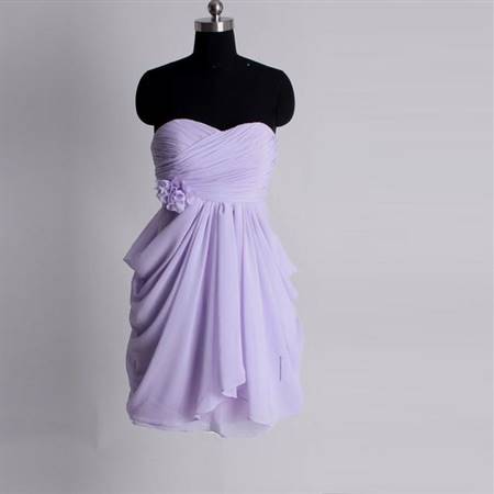 short light purple bridesmaid dresses