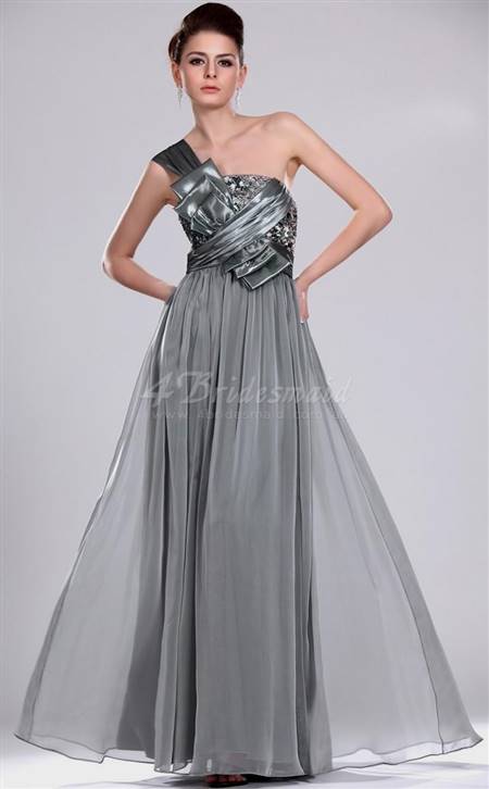 silver chiffon bridesmaid dresses