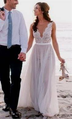 simple beach wedding dress