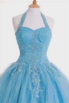 simple blue gown for debut