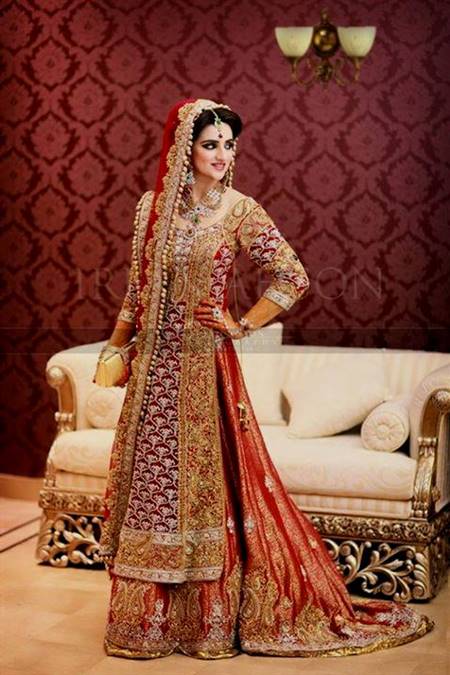 simple bridal dresses pakistani