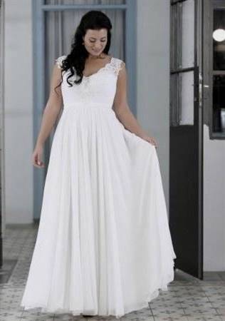 simple bridal dresses plus size