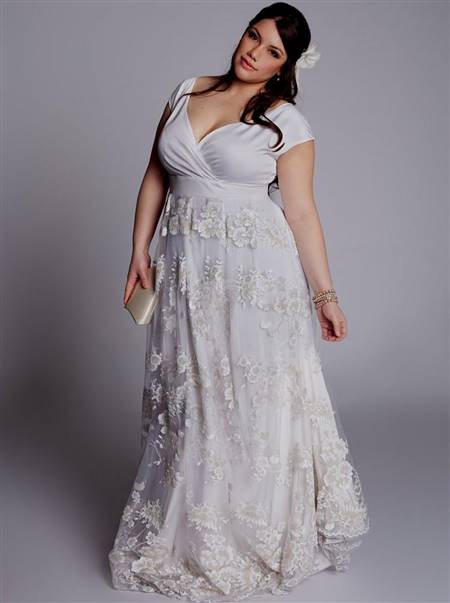 simple bridal dresses plus size