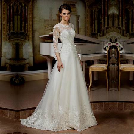 simple elegant lace wedding dresses