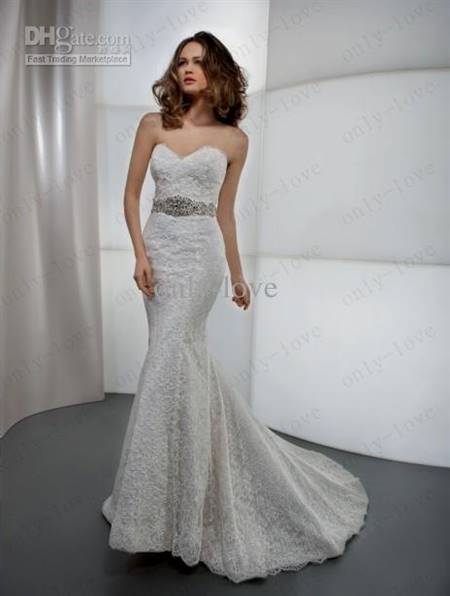 simple elegant mermaid wedding dresses