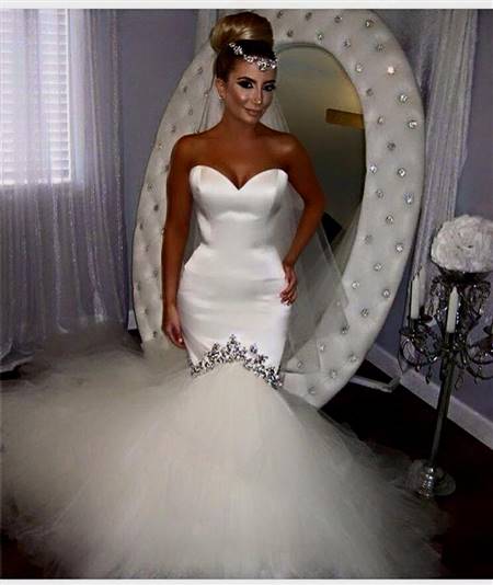 simple elegant mermaid wedding dresses