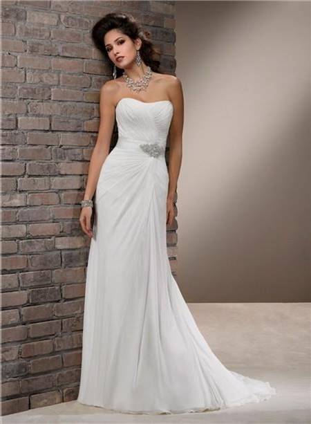 simple elegant wedding dress