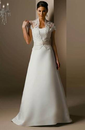 simple elegant wedding dresses with straps