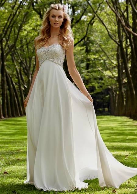simple garden wedding dresses