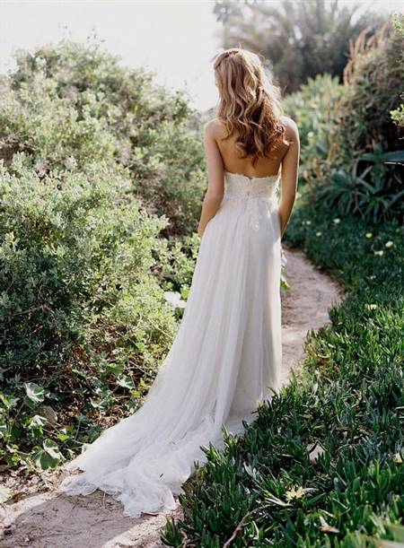simple garden wedding dresses