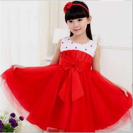 simple gown designs for kids