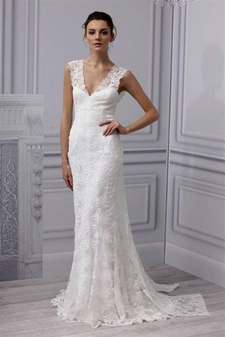 simple lace bridal dresses
