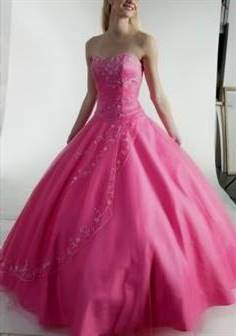 simple pink gowns for debut