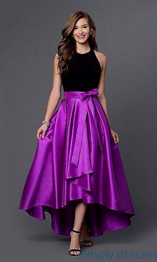 simple purple dresses for teenagers