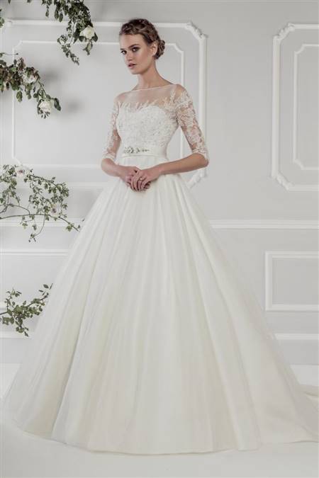 simple wedding dress designs with sleeves