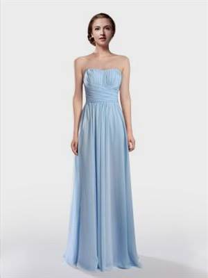 sky blue bridesmaid dress