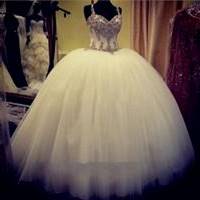 sparkly princess wedding dresses