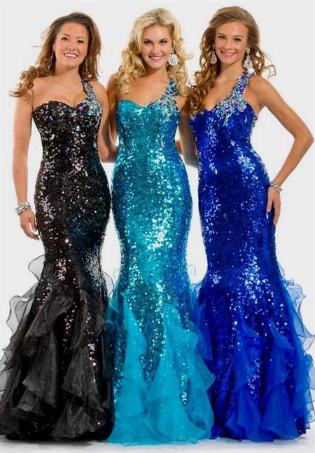 sparkly royal blue prom dresses