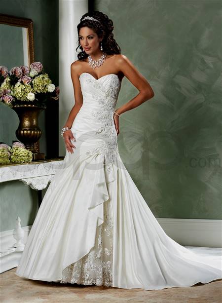 strapless bridal dresses