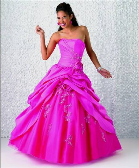 strapless bridal dresses pink