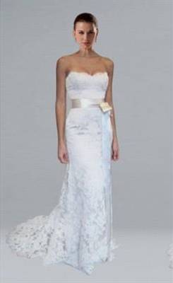 strapless lace mermaid wedding dresses