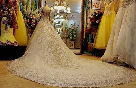 strapless wedding dresses with diamonds