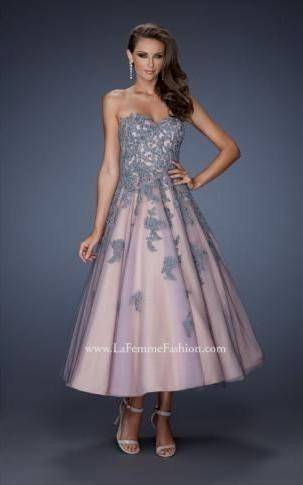 tea length prom dress