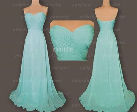 tiffany blue chiffon bridesmaid dresses